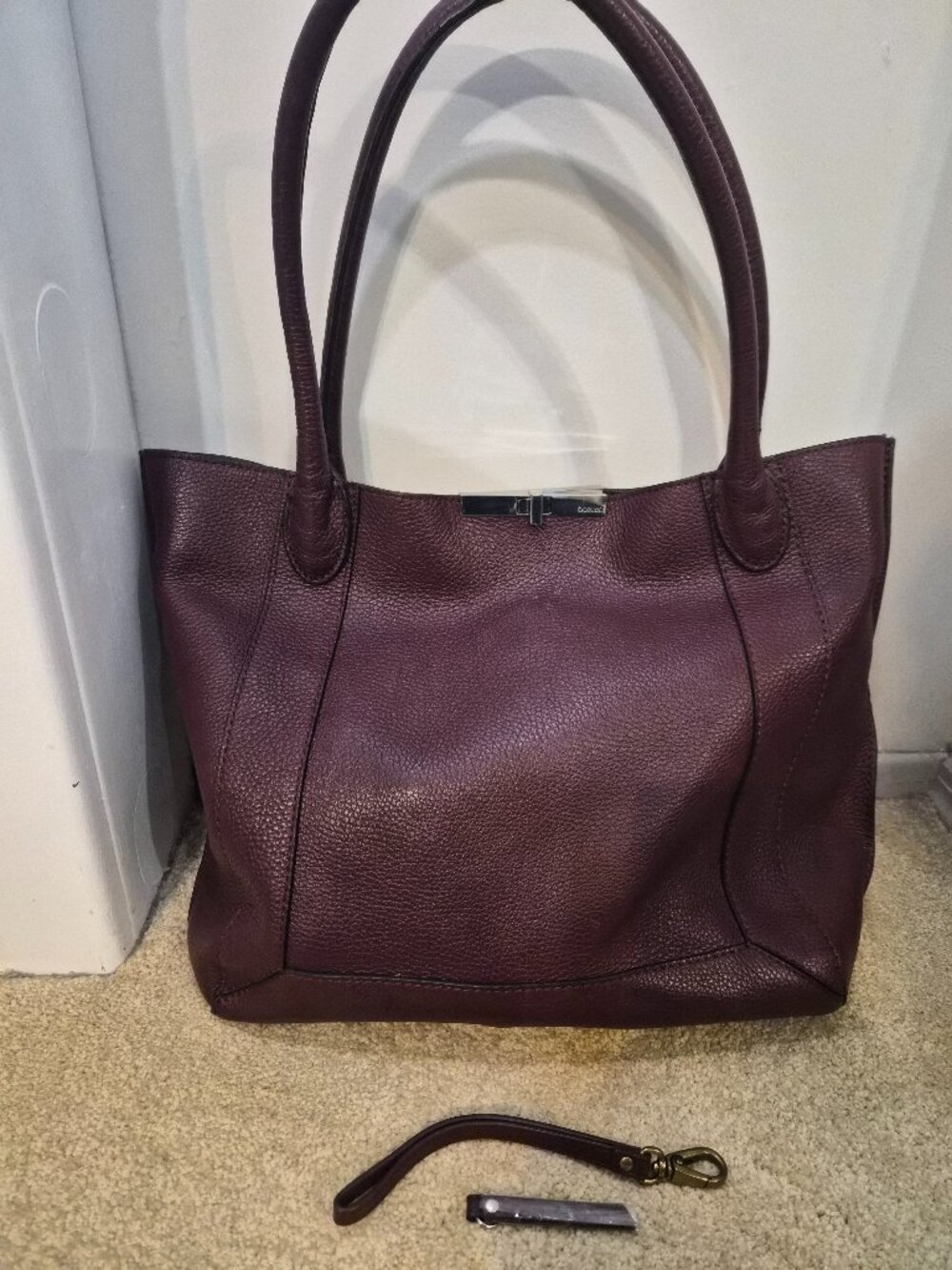 Botkier Maroon Leather Tote bag